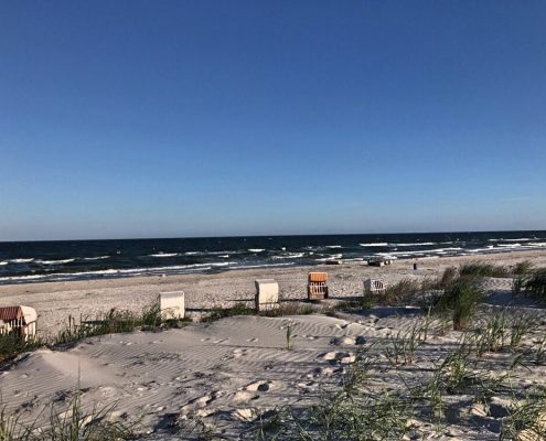 Strand und Dünen - Fußspuren in den Dünen, - Nachhaltigkeit?